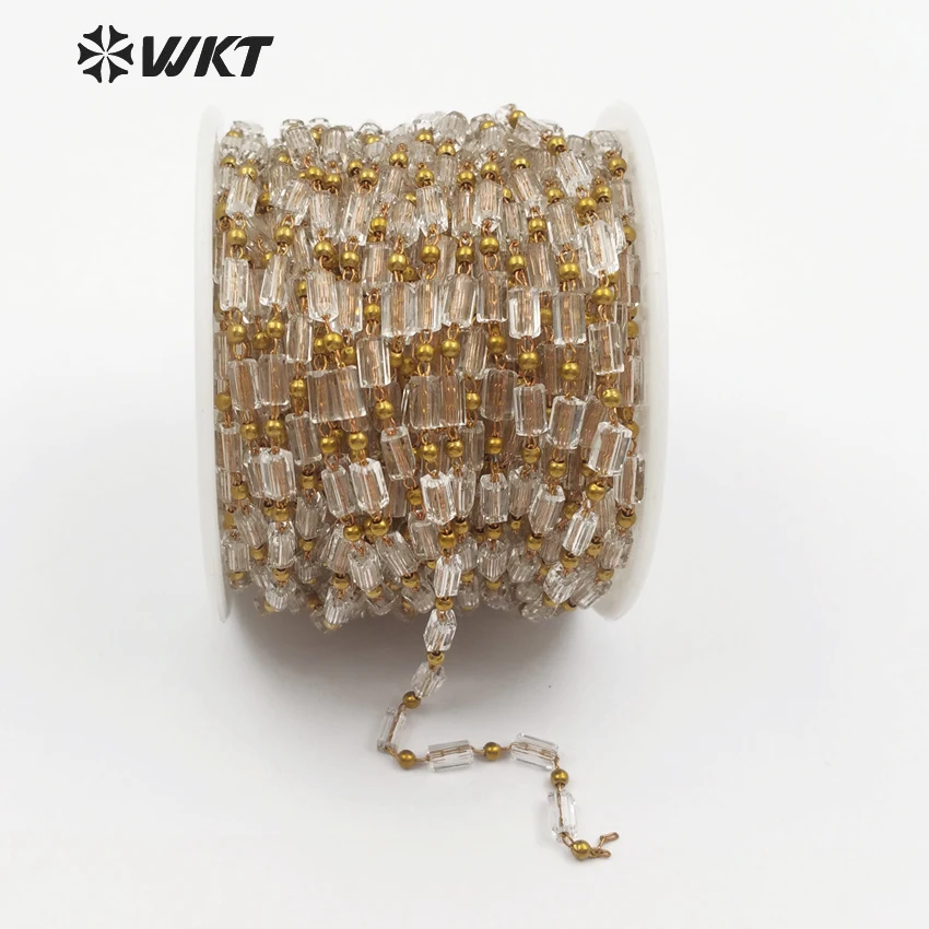 WT-RBC081 WKT классические прозрачные хрустальные латунные бусины цепочка без позолоченного кольца многофункциональное женское украшение ожерелье
WT-RBC081 WKT классические прозрачные хрустальные латунные бусины цепочка без позолоченного кольца многофункциональное женское украшение ожерелье