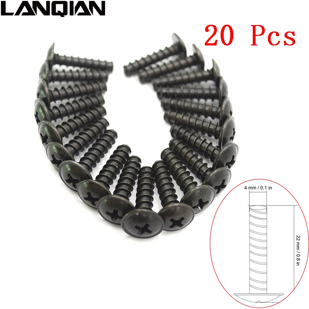 20Pcs M4 Motorcycle Truss Screw with Black Oxide Fairing Body Screw Nuts For YAMAHA KAWASAKI KTM HONDA SUZUKI BMW Tirumph DUCATI
20Pcs M4 Motorcycle Truss Screw with Black Oxide Fairing Body Screw Nuts For YAMAHA KAWASAKI KTM HONDA SUZUKI BMW Tirumph DUCATI