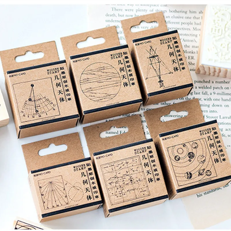 Mo.Card Vintage Geometric objects wood stamp Decorative DIY stationery scrapbooking Retail
Mo.Card Vintage Geometric objects wood stamp Decorative DIY stationery scrapbooking Retail