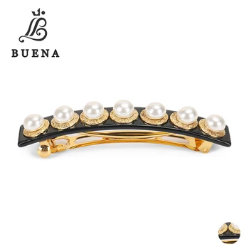 Vintage Pearl Hair Barrette Exquisite Cellulose Acetate Embellished White Pearl Hair Clips
Vintage Pearl Hair Barrette Exquisite Cellulose Acetate Embellished White Pearl Hair Clips