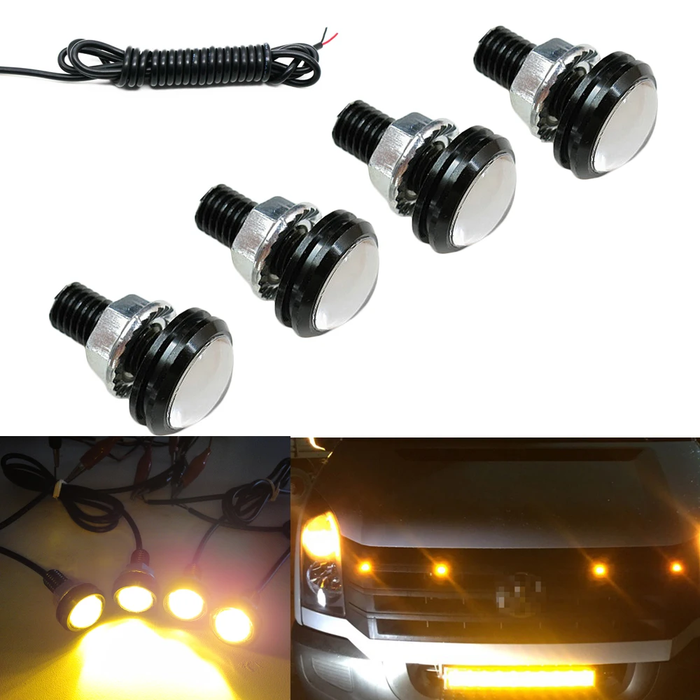 4pc For Ford Raptor Style 3000K Amber LED Lighting Kit For Chevy Dodge Ford GMC Truck or SUV Grille for Side Markers
4pc For Ford Raptor Style 3000K Amber LED Lighting Kit For Chevy Dodge Ford GMC Truck or SUV Grille for Side Markers