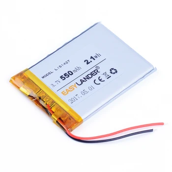 3.7V 550mAh Li Polymer Rechargeable Battery For SONY MDR-XB650BT DR-BTN200 MDR-XB950BT MDR-XB950B1 LIS1427HNPCS LIS1427
3.7V 550mAh Li Polymer Rechargeable Battery For SONY MDR-XB650BT DR-BTN200 MDR-XB950BT MDR-XB950B1 LIS1427HNPCS LIS1427