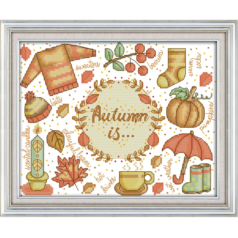 Autumn impression Europe Scenery Counted DMC 14CT 11CT Pattern Printed on Canvas Cross Stitch kits Needlework Embroidery Sets
Autumn impression Europe Scenery Counted DMC 14CT 11CT Pattern Printed on Canvas Cross Stitch kits Needlework Embroidery Sets