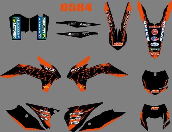 6 STYLES Motorcycle Team Graphic & Backgrounds Decal Stiker Kits for KTM EXC XCW XCF-W 2014 2015 2016
6 STYLES Motorcycle Team Graphic & Backgrounds Decal Stiker Kits for KTM EXC XCW XCF-W 2014 2015 2016