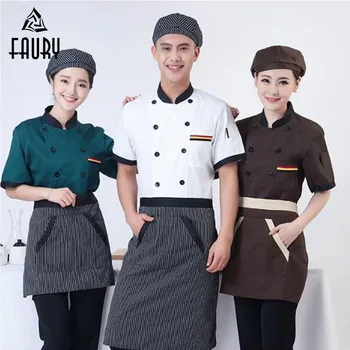 Wholesale Chef Jacket Coat Short Sleeve Summer Uniforms with Pocket Kitchen Cooking Hotel Restaurant Workwear Garment Clothes
Wholesale Chef Jacket Coat Short Sleeve Summer Uniforms with Pocket Kitchen Cooking Hotel Restaurant Workwear Garment Clothes