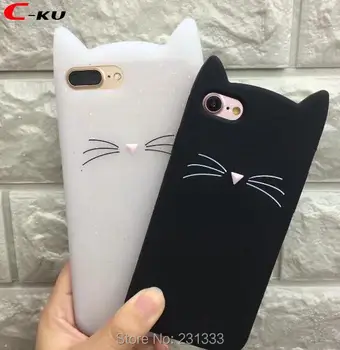 C-ku For Iphone X XS 8 7 PLUS I7 6 6S SE 5 5S Glitter CAT Soft Silicone GEL Case Cartoon Rubber Cute Skin Cover Fashion 100pcs
C-ku For Iphone X XS 8 7 PLUS I7 6 6S SE 5 5S Glitter CAT Soft Silicone GEL Case Cartoon Rubber Cute Skin Cover Fashion 100pcs