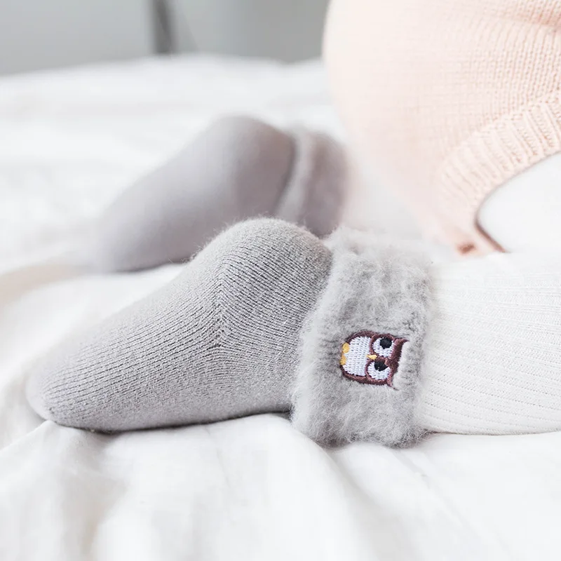 Cute Newborn Socks Cartoon Embroidery Thicken Plus Velvet Baby Girl Boy Socks Winter Warm New Born Infant Toddler Baby Sokken
Cute Newborn Socks Cartoon Embroidery Thicken Plus Velvet Baby Girl Boy Socks Winter Warm New Born Infant Toddler Baby Sokken