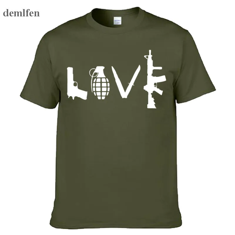 Men's O-neck Short Sleeve Tshirt Novelty LOVE Gun Cartoon Cotton T-shirt Cool Funny Tshirt Print T-shirt Men Tees
Men's O-neck Short Sleeve Tshirt Novelty LOVE Gun Cartoon Cotton T-shirt Cool Funny Tshirt Print T-shirt Men Tees