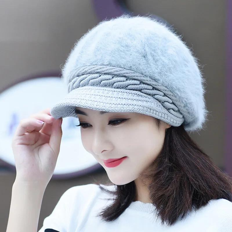 Add wool hat lady han edition otter rabbit hair new winter thickening thermal knitted cap YMY002
Add wool hat lady han edition otter rabbit hair new winter thickening thermal knitted cap YMY002