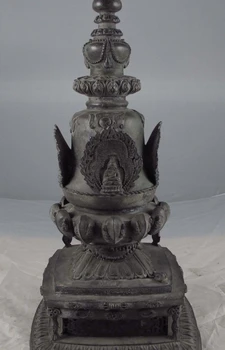 17 Tibet Temple Old Copper Bronze Buddhist Sakyamuni Relic dagoba Pagoda Tower
17 Tibet Temple Old Copper Bronze Buddhist Sakyamuni Relic dagoba Pagoda Tower