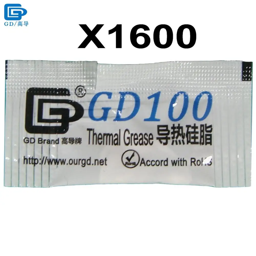 GD100 Heat Sink Compound Thermal Grease Paste Silicone Plaster White Cooler MB05 ST20 ST90 SSY1 SY1 SY3 SY7 SY15 SY30 CN20 CN150
GD100 Heat Sink Compound Thermal Grease Paste Silicone Plaster White Cooler MB05 ST20 ST90 SSY1 SY1 SY3 SY7 SY15 SY30 CN20 CN150