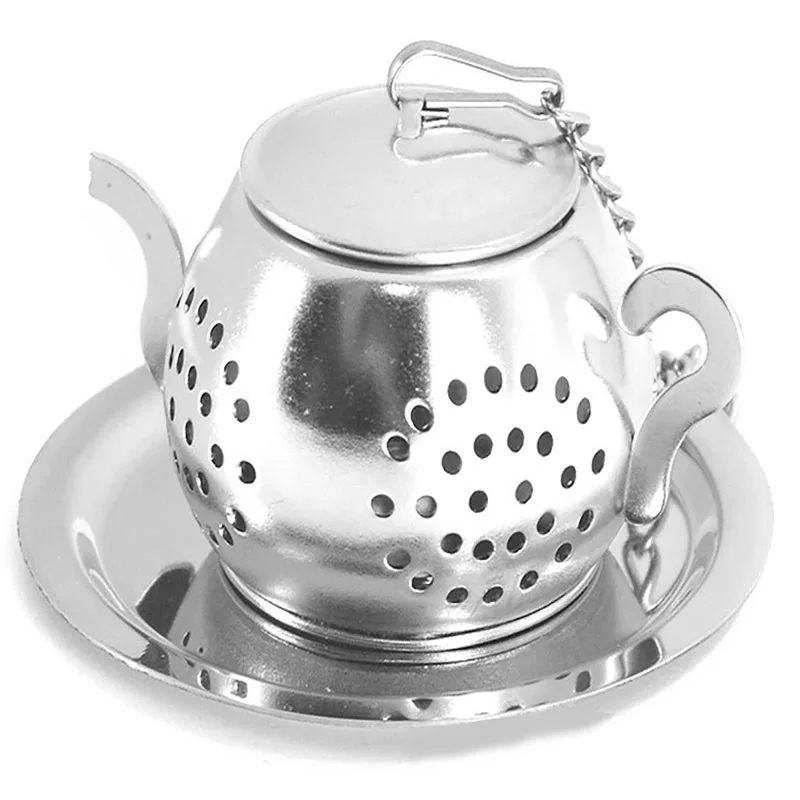 Asian restaurant style stainless steel tea pot