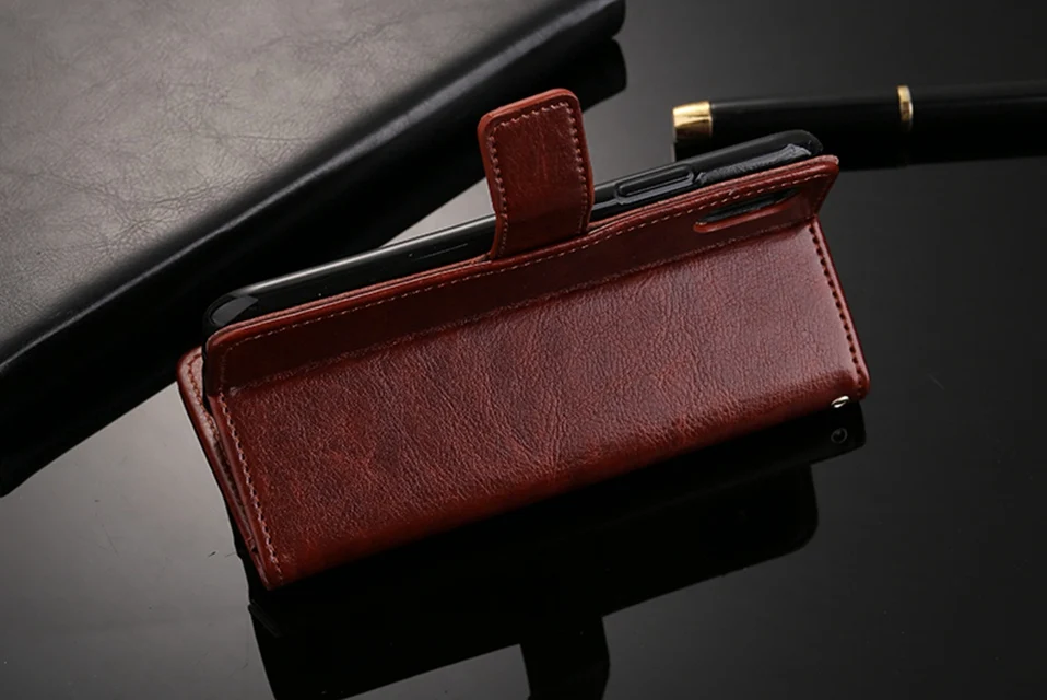 Leather Case For iPhone XS Max XR X Coque iPhone8 Wallet Luxury Flip Phone Case For iPhone X Xs 5 5S SE 6 6S 7 8 Plus Cover TPU (3)