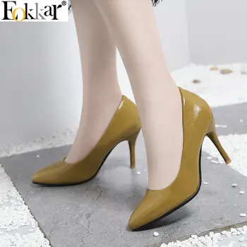 Eokkar 2019 Women Pointed Toe Thin High Hee Pumps Slip on Women Shoes Synthetic Elegant Office Lady Party Pumps Size 34-43
Eokkar 2019 Women Pointed Toe Thin High Hee Pumps Slip on Women Shoes Synthetic Elegant Office Lady Party Pumps Size 34-43