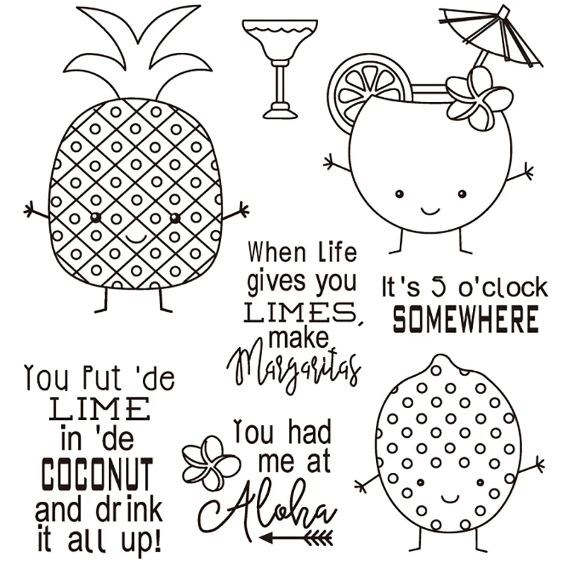 AZSG Fruits Drink Silicone Clear Stamps/Seal For DIY Scrapbooking Decorative Card Making Craft Fun Decoration Supplies
AZSG Fruits Drink Silicone Clear Stamps/Seal For DIY Scrapbooking Decorative Card Making Craft Fun Decoration Supplies
