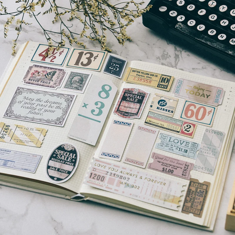 VYUTXA 55pc Travel Tickets Paper Die Cuts for Scrapbooking Happy Planner/Card Making/Journaling Project
VYUTXA 55pc Travel Tickets Paper Die Cuts for Scrapbooking Happy Planner/Card Making/Journaling Project