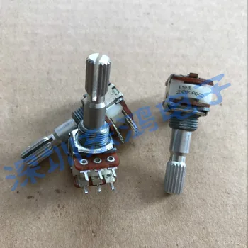 2PCS/LOT ALPS Alps type 12 precision potentiometer, double A20K*2 axis long 25MM rotating potentiometer
2PCS/LOT ALPS Alps type 12 precision potentiometer, double A20K*2 axis long 25MM rotating potentiometer