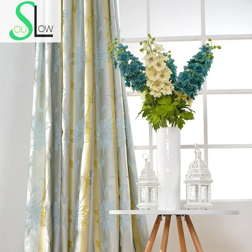 High Precision Lotus Jacquard Cloth Curtain Blackout Floral French Window Pastoral Curtains Cortinas For Living Room Modern
High Precision Lotus Jacquard Cloth Curtain Blackout Floral French Window Pastoral Curtains Cortinas For Living Room Modern