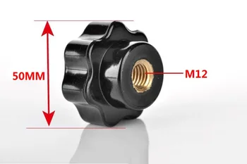 20pcs/Lot M12*50mm Female Thread Bakelite Lathe 7Star Knob 12mm Thread 50mm Head Diameter Nut Clamping Knob Handles
20pcs/Lot M12*50mm Female Thread Bakelite Lathe 7Star Knob 12mm Thread 50mm Head Diameter Nut Clamping Knob Handles