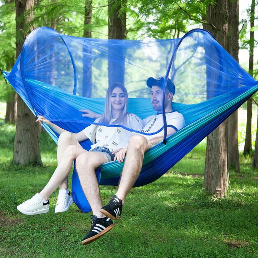 2 person Multiuse Portable Hammock Camping Survivor Hammock with Mosquito Net Stuff Sack Swing hamac Bed Tent Use Furniture
2 person Multiuse Portable Hammock Camping Survivor Hammock with Mosquito Net Stuff Sack Swing hamac Bed Tent Use Furniture