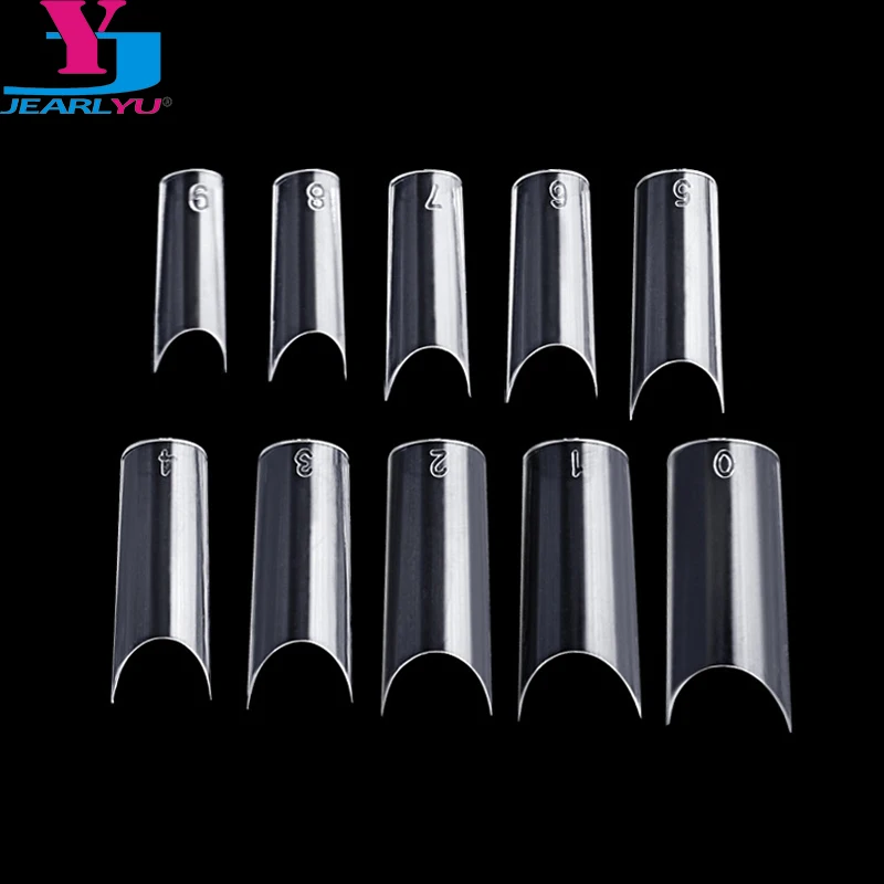 New 500 Pcs Clear Nail Tips High Quality Plastic Nails C Shape Faux Ongle French Manucure Medium Nails Dual Form Nail System Kit 
New 500 Pcs Clear Nail Tips High Quality Plastic Nails C Shape Faux Ongle French Manucure Medium Nails Dual Form Nail System Kit