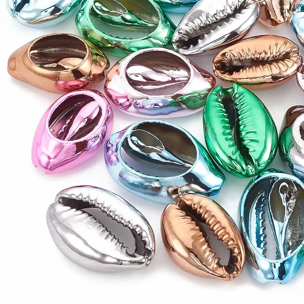10pcs/100pcs Electroplated Cowrie Shell Beads Small Shell Pendants DIY Handmade Charm Necklaces Bracelet Earring Jewelry Making
10pcs/100pcs Electroplated Cowrie Shell Beads Small Shell Pendants DIY Handmade Charm Necklaces Bracelet Earring Jewelry Making