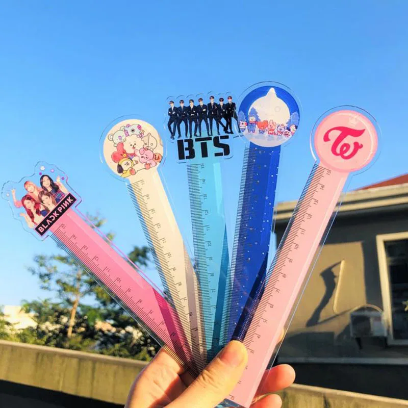 1 Pcs Kawaii Hot Kpop Blackpink Twice Convenient Straight Acrylic Ruler Stationery Rulers School Supplies
1 Pcs Kawaii Hot Kpop Blackpink Twice Convenient Straight Acrylic Ruler Stationery Rulers School Supplies