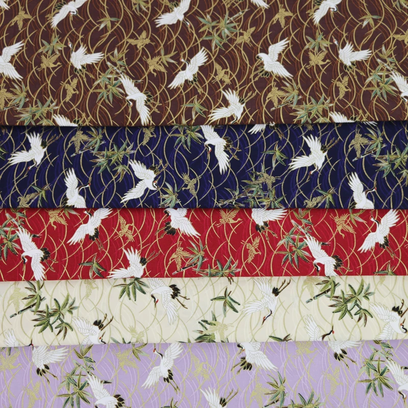 1yard*110cm Gold Embossed Patchwork Cotton Fabric Japan Dress Sewing Diy Cloth Cotton Cranes
1yard*110cm Gold Embossed Patchwork Cotton Fabric Japan Dress Sewing Diy Cloth Cotton Cranes