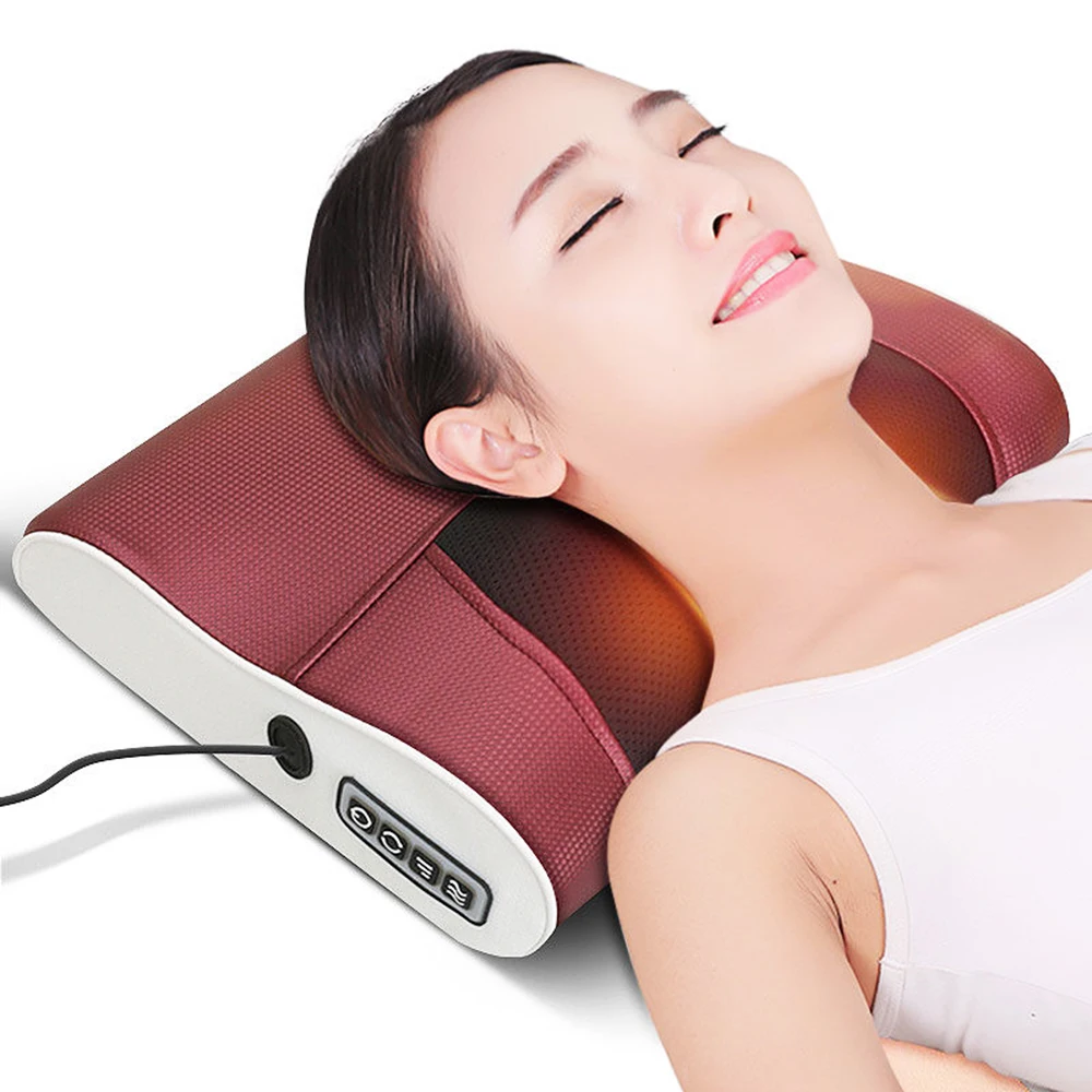 Multi-function neck massager promotes blood circulation shoulder back massager far infrared treatment home electric pillow
Multi-function neck massager promotes blood circulation shoulder back massager far infrared treatment home electric pillow