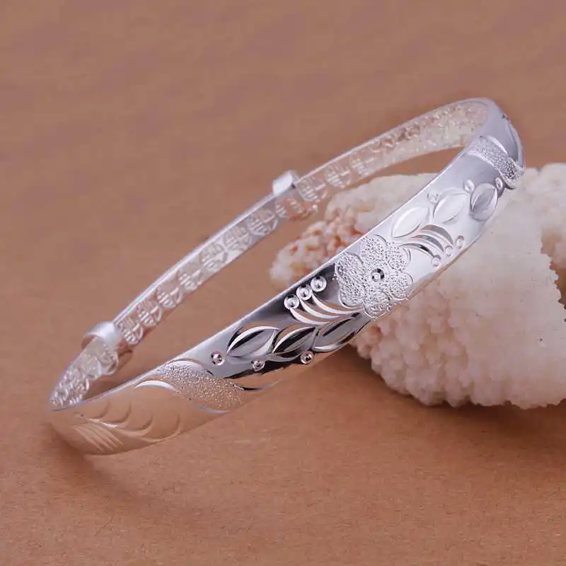 Fashion Silver plated Fashion Bangle Bracelet for Women Jewelry Factory Price SMTB186
Fashion Silver plated Fashion Bangle Bracelet for Women Jewelry Factory Price SMTB186