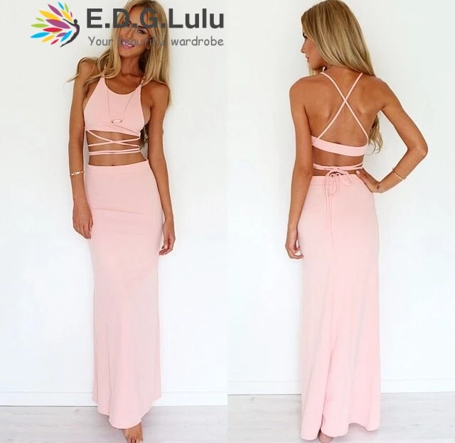women suit set long chic sexy casual club party elegant floor length pink sleeveless tank prom new arrival 2018 women summer
women suit set long chic sexy casual club party elegant floor length pink sleeveless tank prom new arrival 2018 women summer
