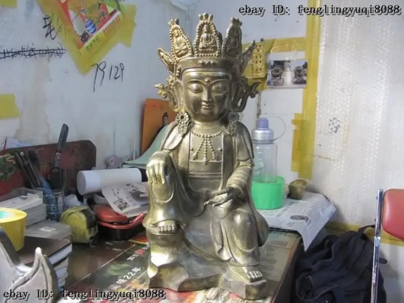 Тибетский буддизм Классическая Бронзовая позолоченная свобода Kwan-Yin Bodhisattva статуя Будды
Тибетский буддизм Классическая Бронзовая позолоченная свобода Kwan-Yin Bodhisattva статуя Будды