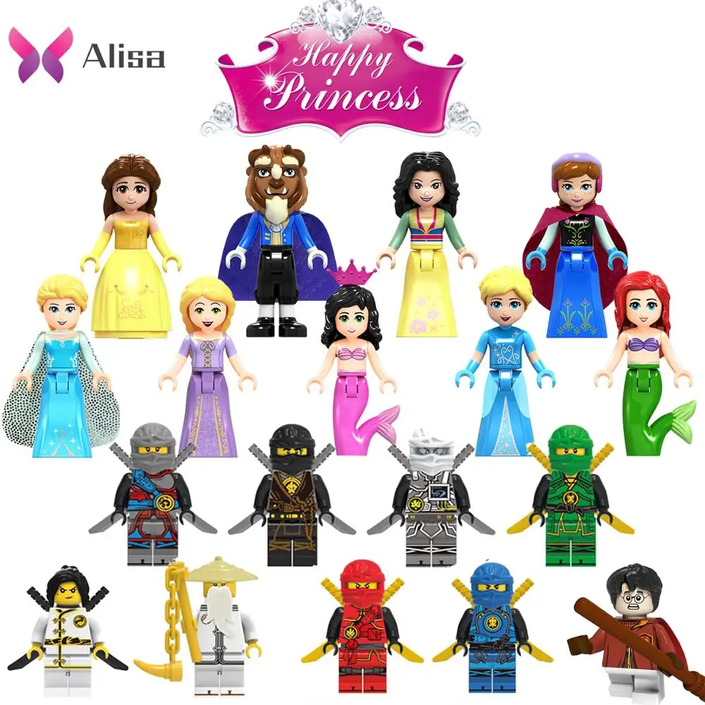 Фото Hot Legoings technic disneys princess set ninjago friends mini brick Figures Building Blocks toys model for children gift  Игрушки | Блочные конструкторы (33047806425)