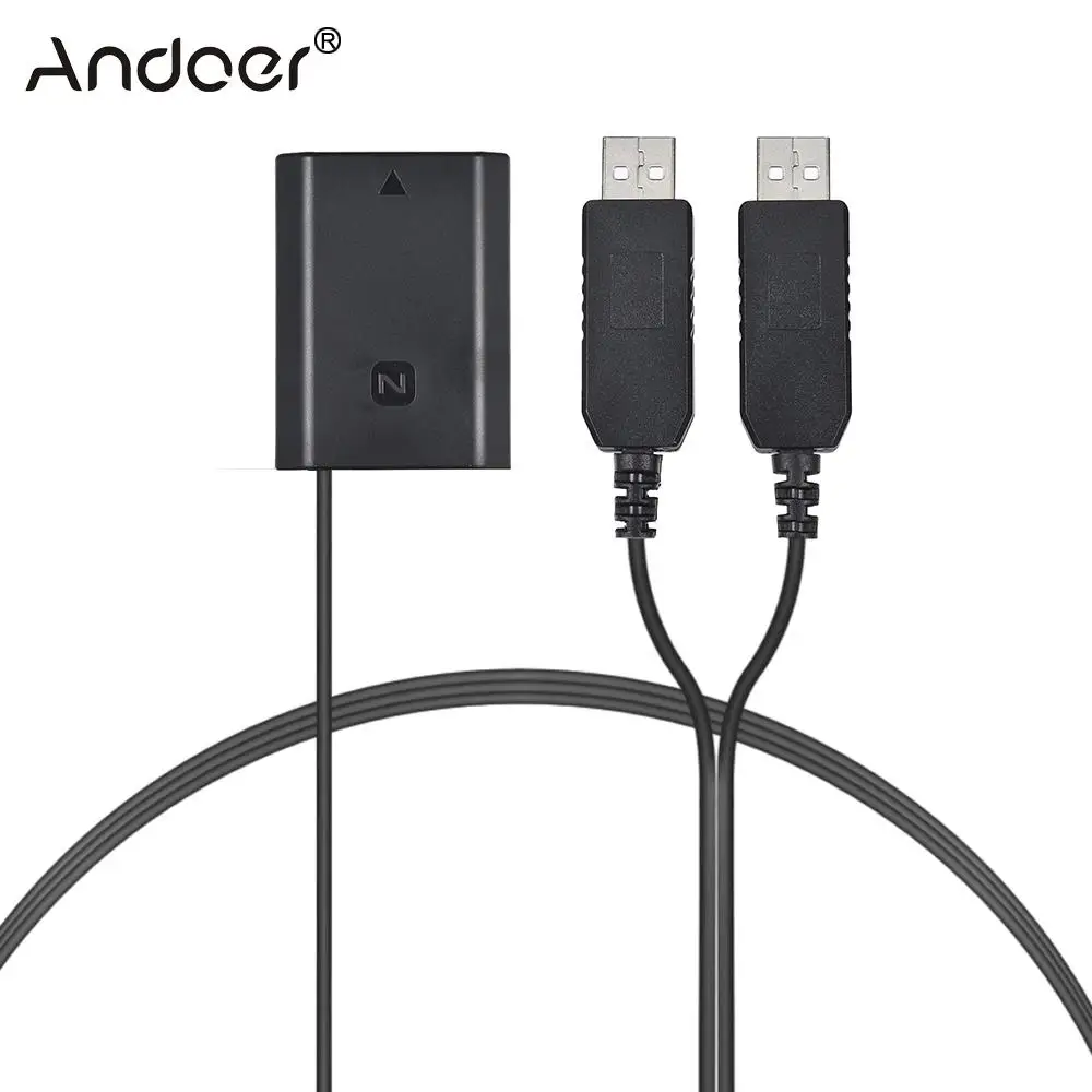 Andoer NP-FZ100 Dummy Battery DC Coupler Dual USB Adapter for Sony A7III A9 A7RIII A7SIII DSLR Camera
Andoer NP-FZ100 Dummy Battery DC Coupler Dual USB Adapter for Sony A7III A9 A7RIII A7SIII DSLR Camera