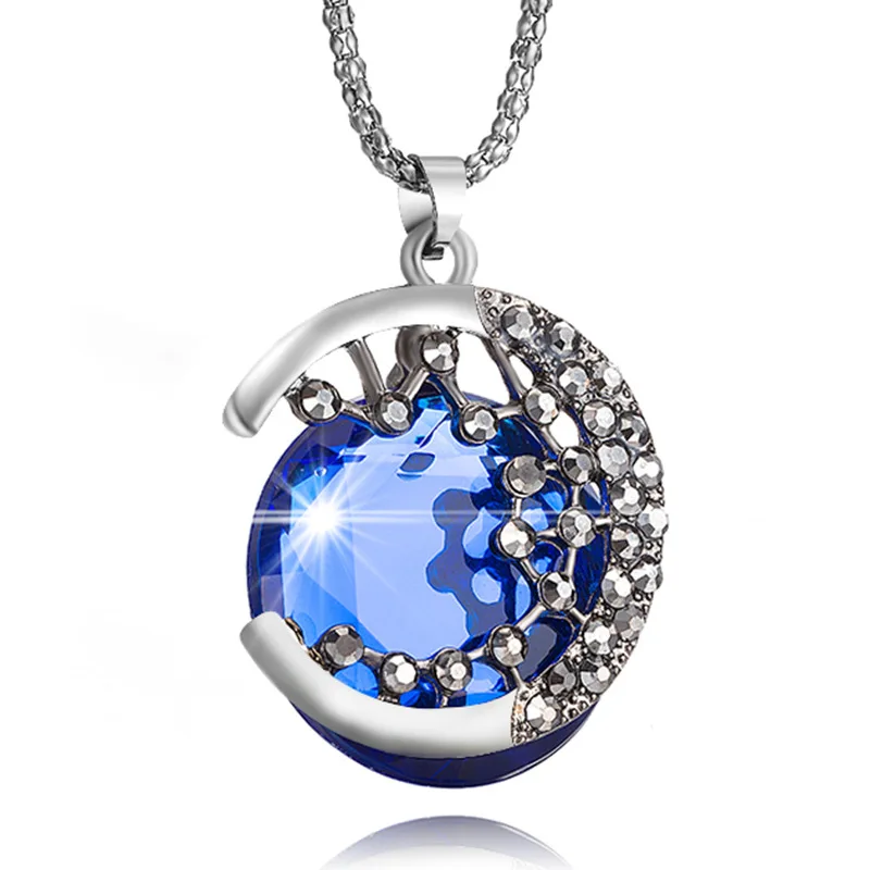 Fashion Vampire Diaries Necklace The Wind Gem Moon Bend charms crystal Pendants men women jewelry Fans Christmas gift
Fashion Vampire Diaries Necklace The Wind Gem Moon Bend charms crystal Pendants men women jewelry Fans Christmas gift