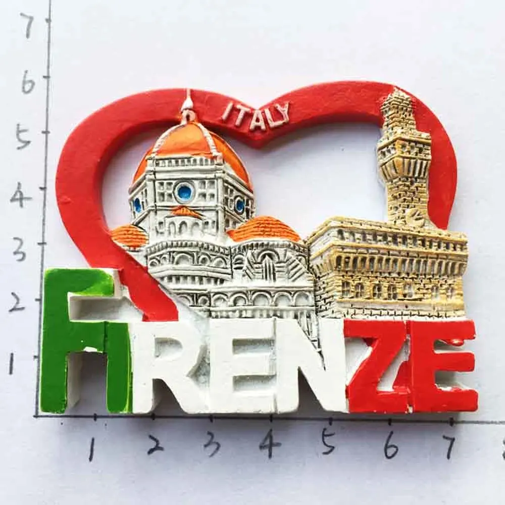 Florence, Italy Cattedrale di Santa Maria del Fiore 3D Resin Fridge Magnet Tourism Souvenirs Refrigerator Magnetic Stickers
Florence, Italy Cattedrale di Santa Maria del Fiore 3D Resin Fridge Magnet Tourism Souvenirs Refrigerator Magnetic Stickers