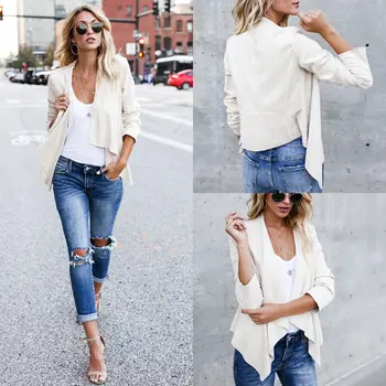 Women Ladies Long Sleeve Sweater Cardigan Casual Jumper Outwear Blouses Shirts Beige Gray
Women Ladies Long Sleeve Sweater Cardigan Casual Jumper Outwear Blouses Shirts Beige Gray