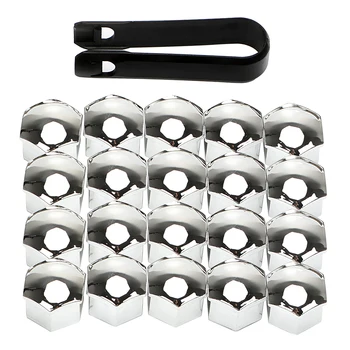 20Pcs Car Wheel Nut Caps Auto Hub Screw Cover 17mm Bolt Rims Exterior Decoration Special Socket Protection Dust Proof Black/Silv
20Pcs Car Wheel Nut Caps Auto Hub Screw Cover 17mm Bolt Rims Exterior Decoration Special Socket Protection Dust Proof Black/Silv