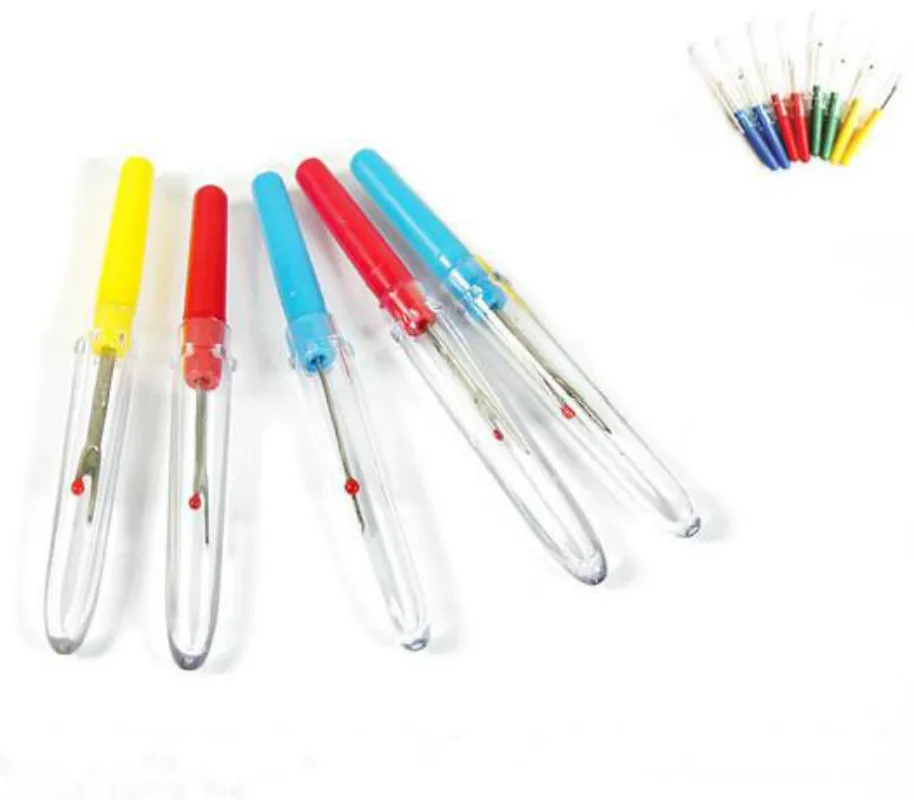 Practical 4Pcs/set Plastic Handle Seam Stitch Ripper Unpicker Thread Cutter Sewing Tool
Practical 4Pcs/set Plastic Handle Seam Stitch Ripper Unpicker Thread Cutter Sewing Tool