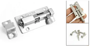Silver Tone Stainless Steel Security Lock Barrel Bolt 2.4" 5 Pcs
Silver Tone Stainless Steel Security Lock Barrel Bolt 2.4" 5 Pcs