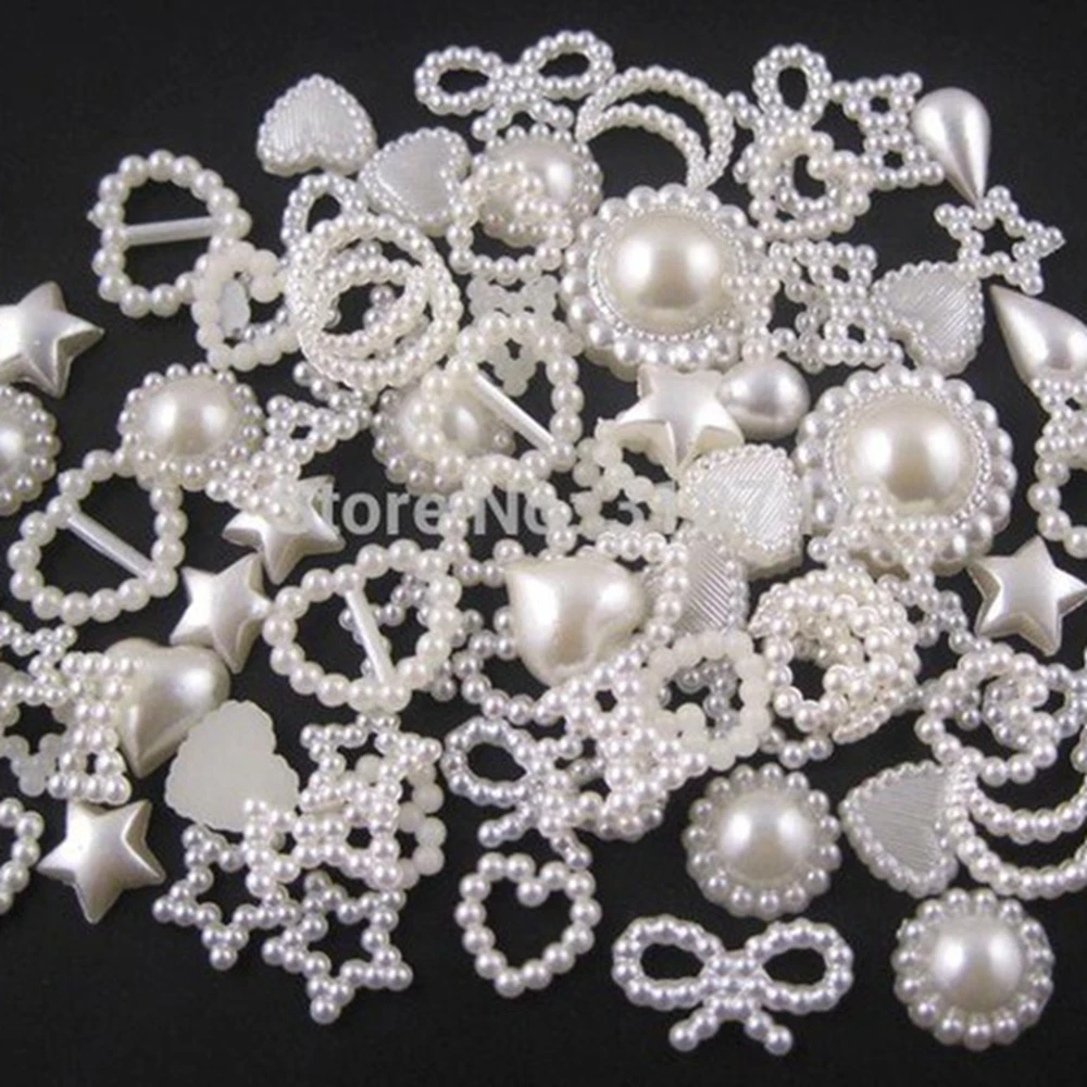 New Ramadonly 20G (About 100pcs/Bag) Flatback Pearl Beads Cabochon Assorted Styles Crafts DIY Jewelry Decoration Accessory
New Ramadonly 20G (About 100pcs/Bag) Flatback Pearl Beads Cabochon Assorted Styles Crafts DIY Jewelry Decoration Accessory