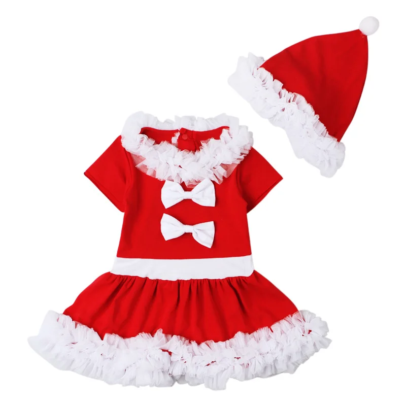 Christmas Costumes Girls Dresses Party Wedding Tutu Lace Xmas Girl Dress + Santa Hat 2pcs Children Outfit Girls Clothes Set
Christmas Costumes Girls Dresses Party Wedding Tutu Lace Xmas Girl Dress + Santa Hat 2pcs Children Outfit Girls Clothes Set