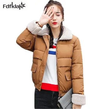 Fdfklak Woman Parka Winter Jacket Coat Ladies Slim Short Cotton Jackets Thick Warm Outerwear for Women parka mujer female coats
Fdfklak Woman Parka Winter Jacket Coat Ladies Slim Short Cotton Jackets Thick Warm Outerwear for Women parka mujer female coats