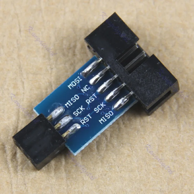 10Pin Convert To Standard 6 Pin Adapter Board For ATMEL STK500 AVRISP USBASP - L059 New hot
10Pin Convert To Standard 6 Pin Adapter Board For ATMEL STK500 AVRISP USBASP - L059 New hot