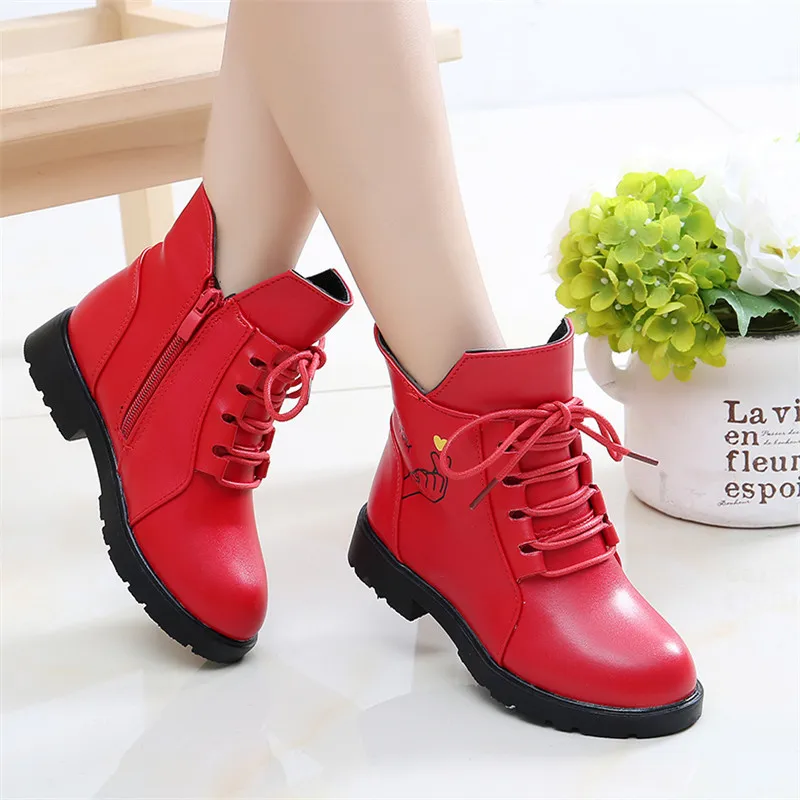 Kids Boots Ankle Girls Boots Fashion Cute Soft Pu Leather Martin Boys Boots Kids Single Boots Children School Shoes 27-38 A859
Kids Boots Ankle Girls Boots Fashion Cute Soft Pu Leather Martin Boys Boots Kids Single Boots Children School Shoes 27-38 A859