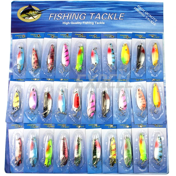 Free shipping Lot 30pcs Spinner Spoon Metal Lure Iscas Artificial Bait Fishing Lure Kit Spinner Bait Crankbait Fly Fishing
Free shipping Lot 30pcs Spinner Spoon Metal Lure Iscas Artificial Bait Fishing Lure Kit Spinner Bait Crankbait Fly Fishing