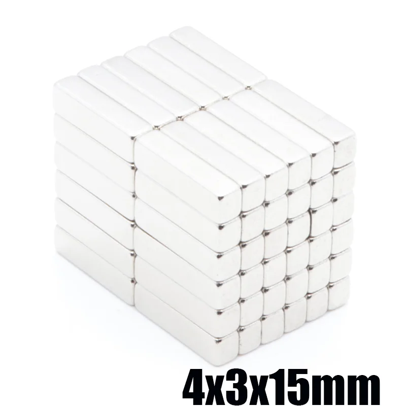 200 шт. сильный магнит 4x3x15 мм квадратная 2 головки Магнитный сильный магнит стальной магнит
200 шт. сильный магнит 4x3x15 мм квадратная 2 головки Магнитный сильный магнит стальной магнит
