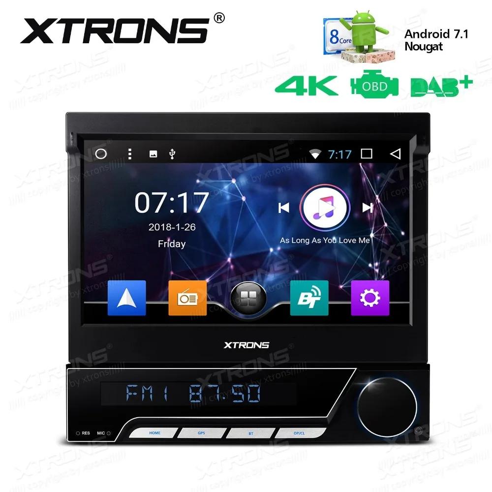 Android 7.1 Nougat 7" OS One Din Car DVD Multimedia 1 Din Car Navigation GPS Single Din Car Radio with Detachable Panel Design
Android 7.1 Nougat 7" OS One Din Car DVD Multimedia 1 Din Car Navigation GPS Single Din Car Radio with Detachable Panel Design