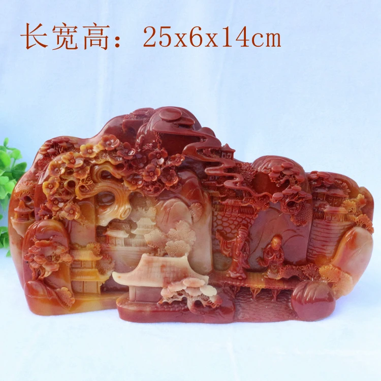Hand engraving Artwork Jade carving landscape lotus stone Shoushan stone ornaments for fairy ornaments
Hand engraving Artwork Jade carving landscape lotus stone Shoushan stone ornaments for fairy ornaments
