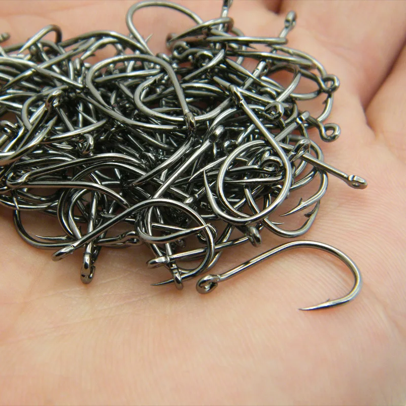 ZUOFILY 100Pcs High Carbon Steel Fishing Hooks Set in Fly Fishhooks Jig Barbed With Hole For Fishing Accessories Pesca 3# -12#
ZUOFILY 100Pcs High Carbon Steel Fishing Hooks Set in Fly Fishhooks Jig Barbed With Hole For Fishing Accessories Pesca 3# -12#